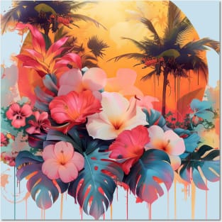 Hawaiian Tropical Posters and Art